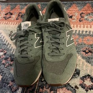 New balance shoes! Worn like once! Sage green color!